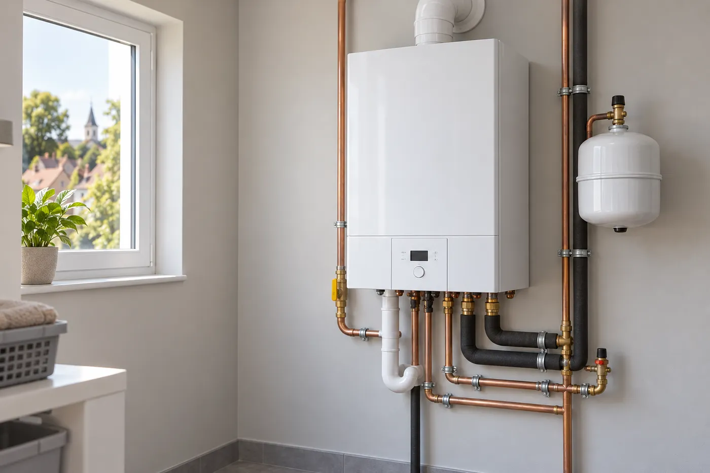 Mise en service d'une chaudière gaz à condensation dans le Val-d'Oise